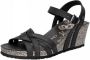 Panama Jack Zwarte Sleehak Sandaal Vera Basics Black Dames - Thumbnail 5