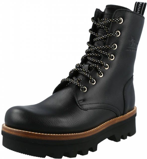 Panama Jack Zwarte Veterschoenen voor Dames - Foto 2