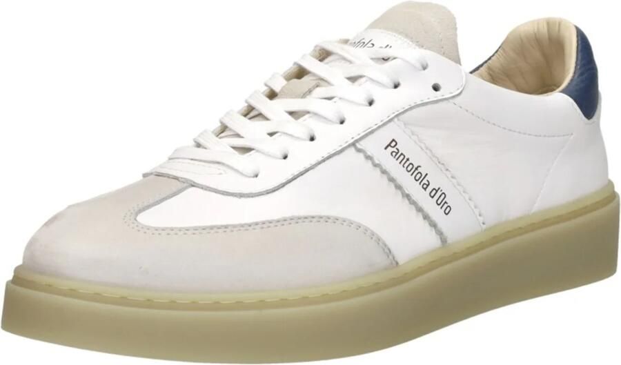 Pantofola d'Oro Argentario leren sneakers wit lichtbeige - Foto 4