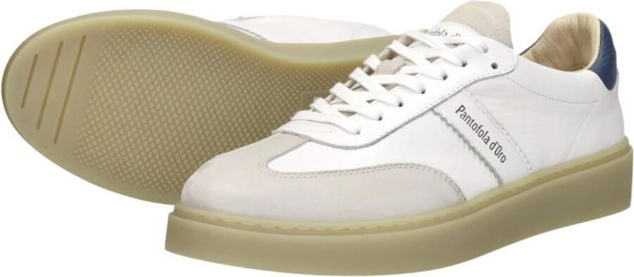 Pantofola d'Oro Argentario leren sneakers wit lichtbeige - Foto 5