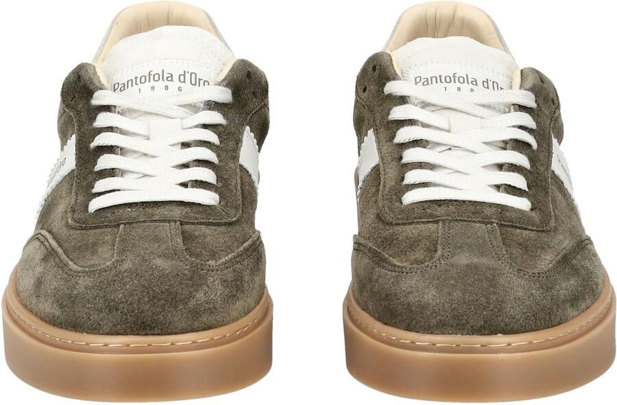 Pantofola D'Oro Groene Suède Lage Sneakers Green Heren - Foto 3