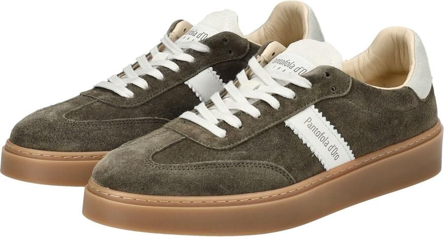 Pantofola D'Oro Groene Suède Lage Sneakers Green Heren - Foto 5