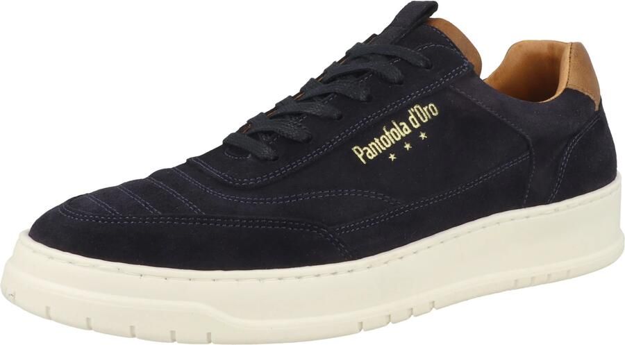 PANTOFOLA D'ORO Sneakers laag donkerblauw bruin wit - Foto 3