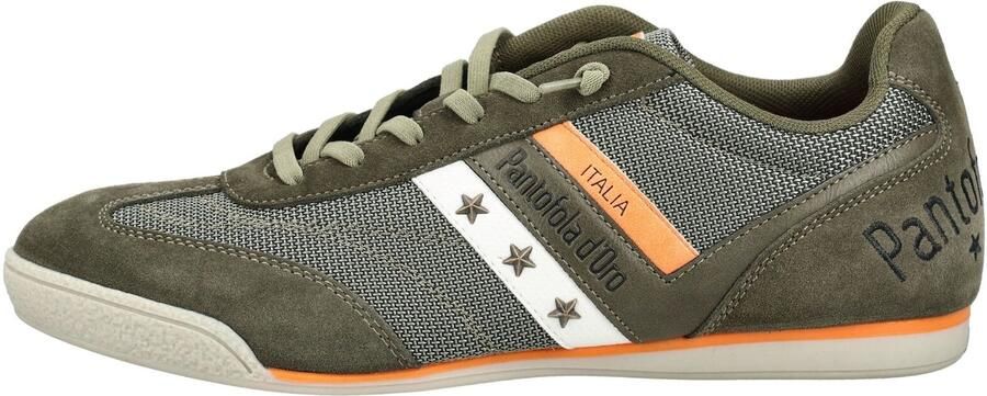PANTOFOLA D'ORO Sneakers laag donkergroen oranje wit - Foto 7