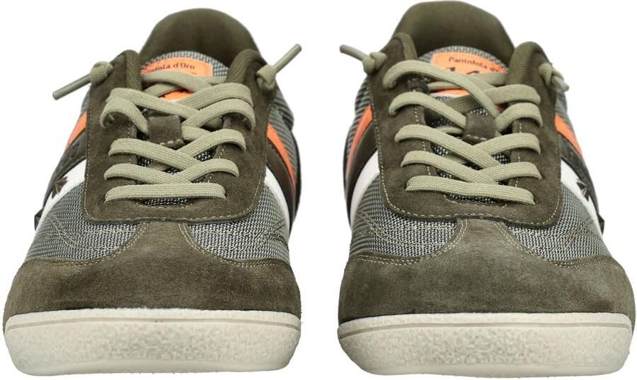 PANTOFOLA D'ORO Sneakers laag donkergroen oranje wit - Foto 3