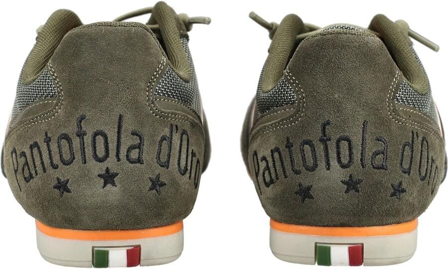 PANTOFOLA D'ORO Sneakers laag donkergroen oranje wit - Foto 4