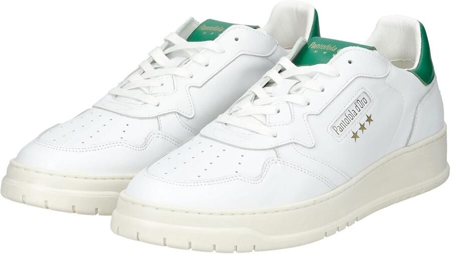 Pantofola d'Oro Sirmione Low Sneakers Leren Sneaker Heren Wit - Foto 6
