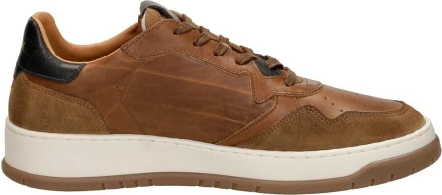 Pantofola d'Oro Sirmione Low Sneakers Leren Sneaker Heren Cognac - Foto 7