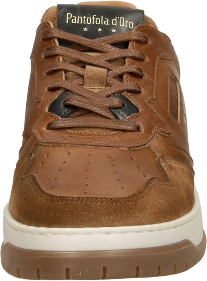 Pantofola d'Oro Sirmione Low Sneakers Leren Sneaker Heren Cognac - Foto 3