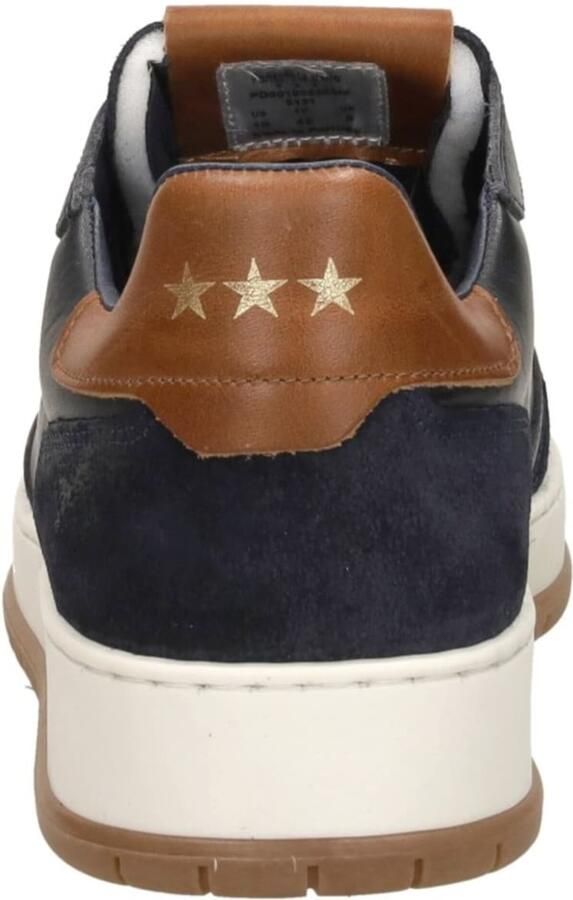 Pantofola d'Oro Sirmione Low Sneakers Leren Sneaker Heren Blauw - Foto 3