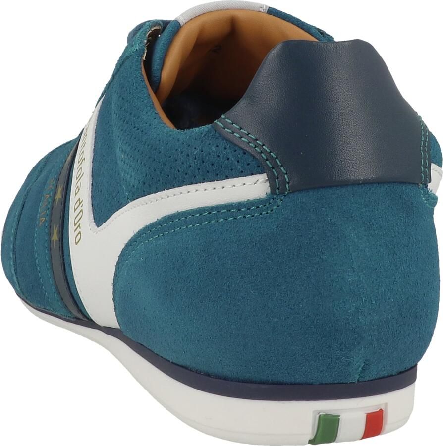 PANTOFOLA D'ORO Sneakers laag 'Vasto Suede' petrol wit - Foto 2