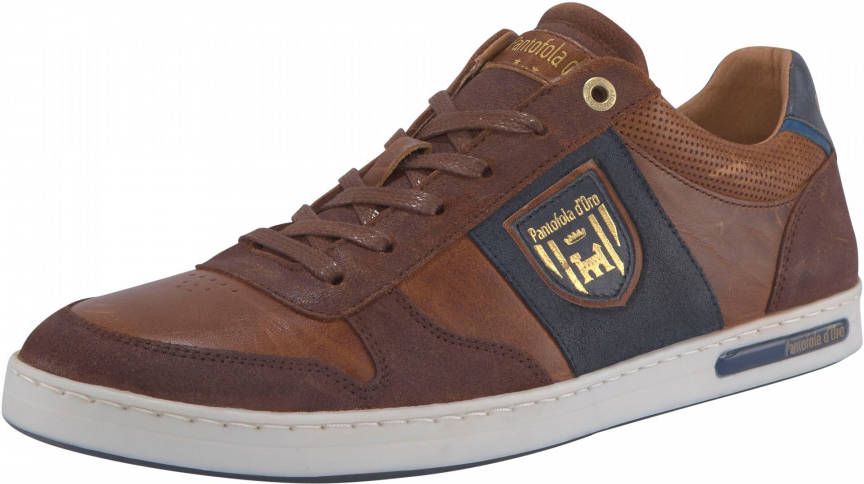 Pantofola d'Oro Milito Uomo Lage Cognac Heren Sneaker 41