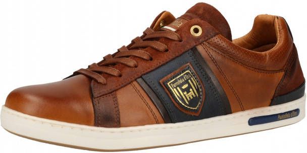 Pantofola d'Oro Torretta Sneakers Heren Leren Veterschoenen Cognac