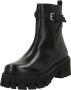 PATRIZIA PEPE Stijlvolle Leren Laarzen met Hoge Zool Black Dames - Thumbnail 2