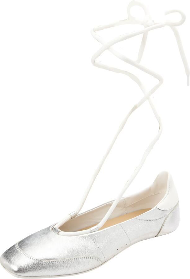 PATRIZIA PEPE Ballerina met riempjes zilvergrijs - Foto 2