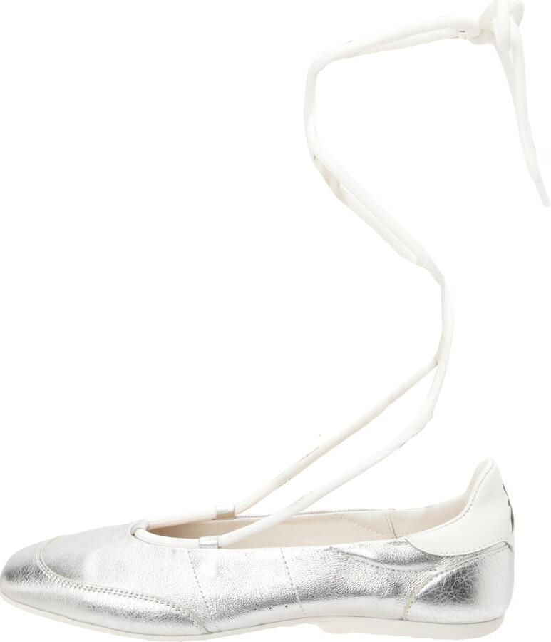 PATRIZIA PEPE Ballerina met riempjes zilvergrijs - Foto 3