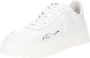 PATRIZIA PEPE Urban Leren Sneakers met Iconisch Logo White Dames - Thumbnail 1