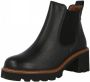 Paul Green Elegante Leren Enkellaarzen Black Dames - Thumbnail 2