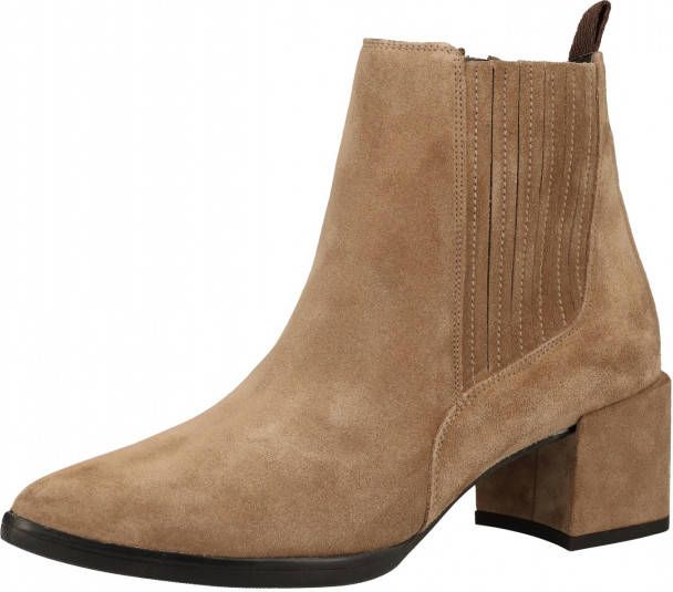 Paul Green Beige Enkellaarsjes 9811 - Schoenen.nl
