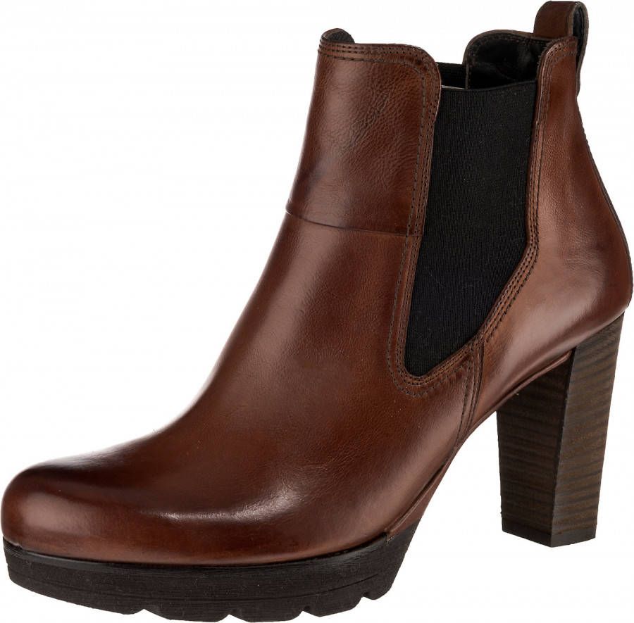 Paul Green 9683 Enkellaarsjes Enkelboots Dames Cognac - Foto 5