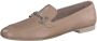 Bruin Tinten 2596 Loafers Instappers Dames Beige - Thumbnail 4