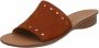 Paul Green Bruine Instap Sandalen Brown Dames - Thumbnail 4