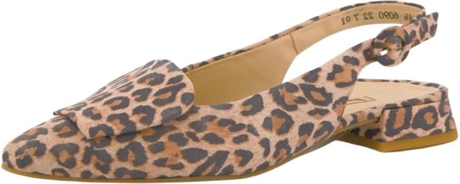 PAUL GREEN Slingbacks Dames 6090 Suède Bruin