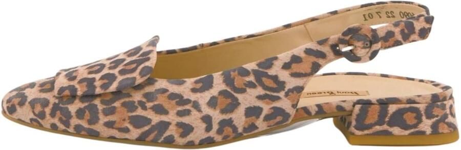 PAUL GREEN Slingbacks Dames 6090 Suède Bruin - Foto 2