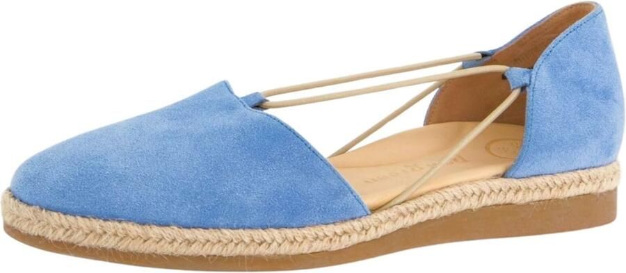 Paul Green Ballerina met riempjes blauw