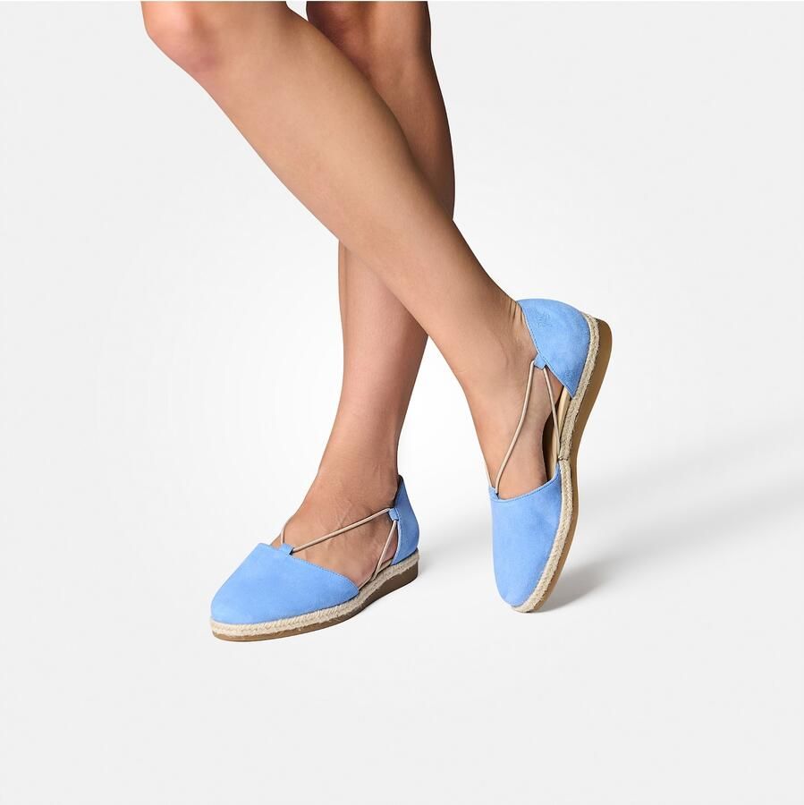 Paul Green Ballerina met riempjes blauw - Foto 2
