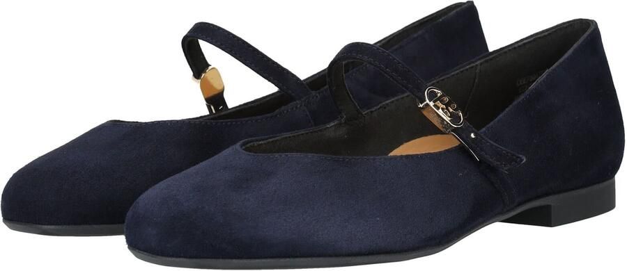 Paul Green Ballerina met riempjes donkerblauw - Foto 5