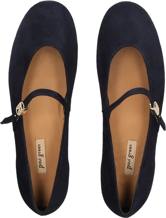 Paul Green Ballerina met riempjes donkerblauw - Foto 2