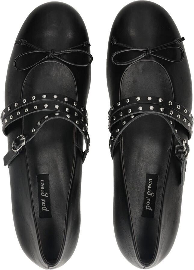 Paul Green Zwarte Dames Ballerina's Elegante Schoenen