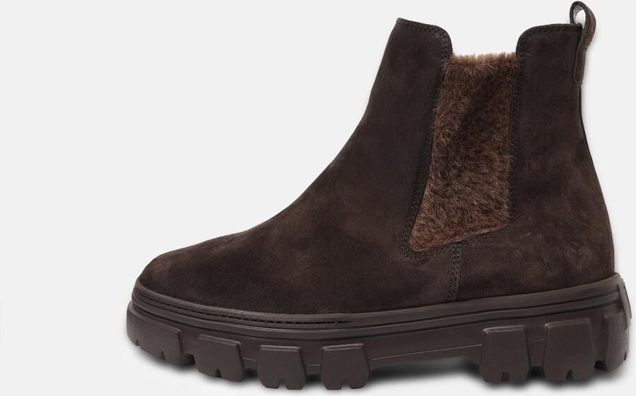 Paul Green Chelsea boots chocoladebruin