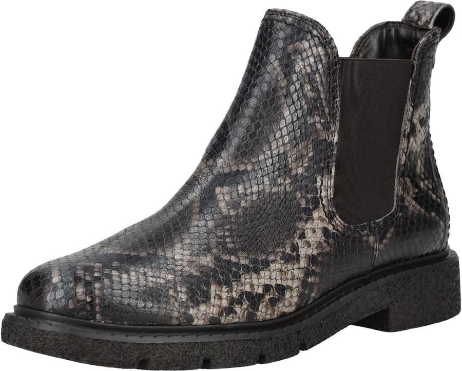 Paul Green Chelsea boots ecru donkerbruin - Foto 2