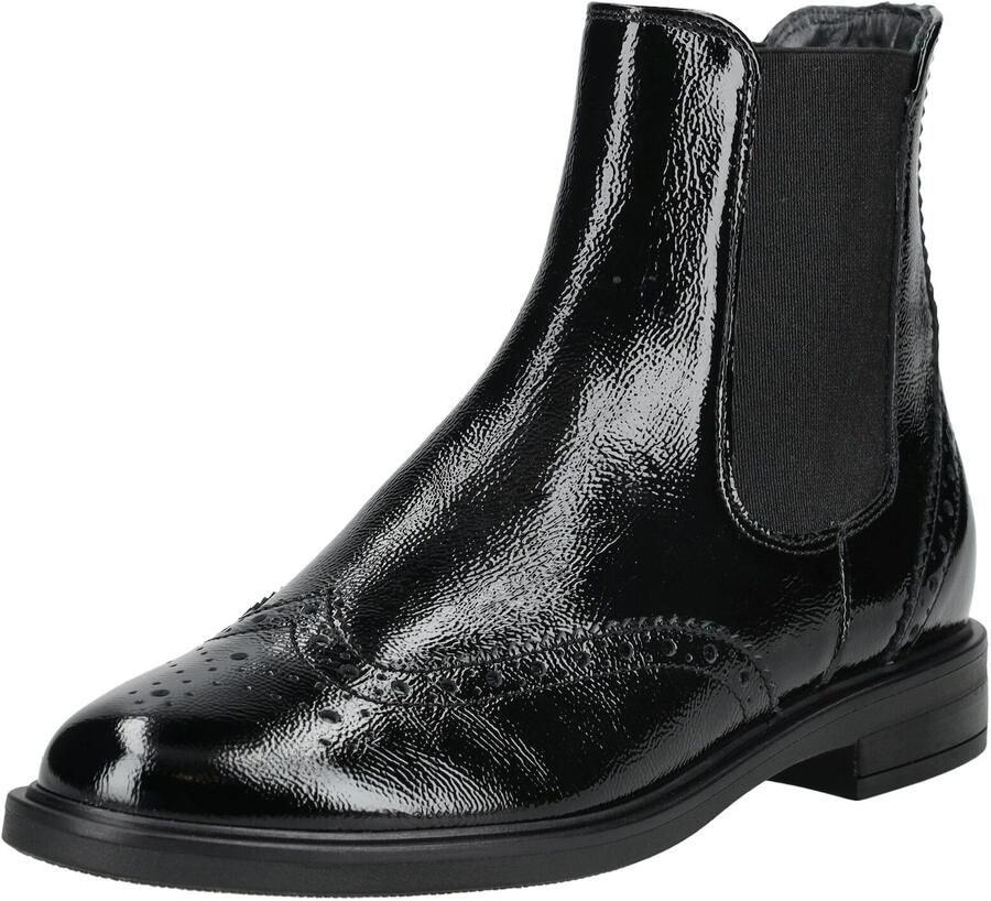 Paul Green Chelsea boots 'Star' zwart