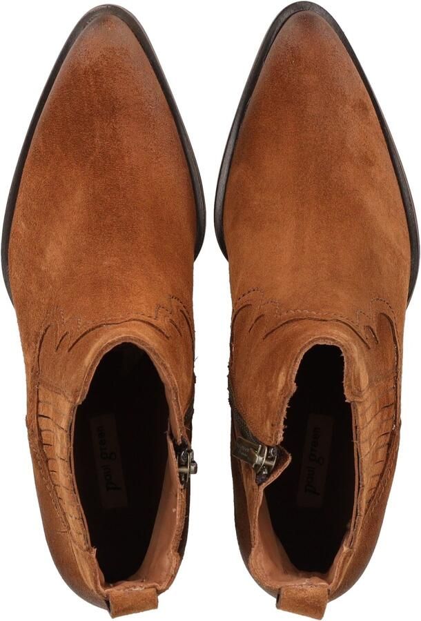 Paul Green 8144~~~~~~~~~~~~~~~~~~~~~~~~~~ Cowboylaarzen Cognac