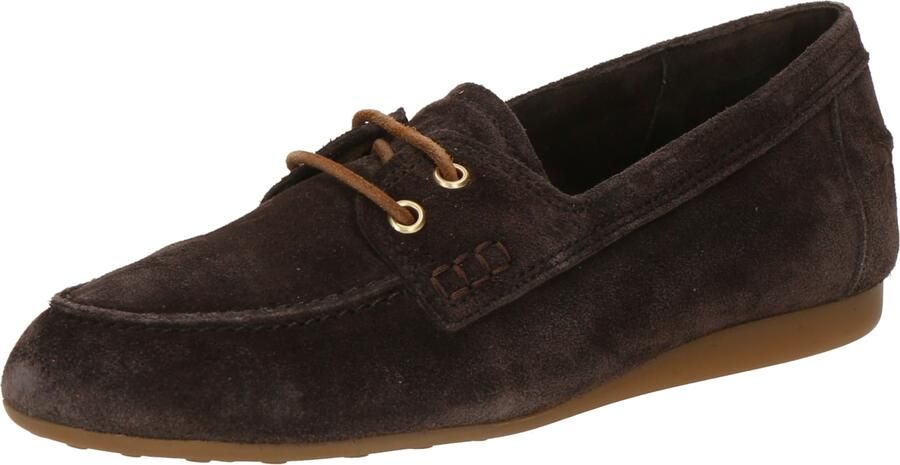 Paul Green Mocassins 'Schnürschuh Damen 1136-050 Rauleder in braun' bruin