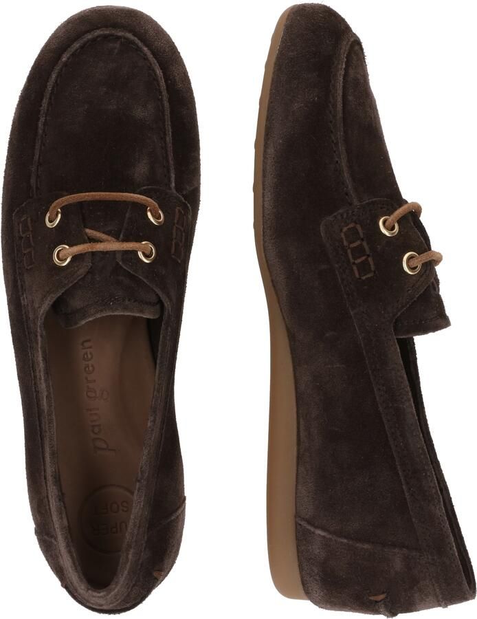 Paul Green Mocassins 'Schnürschuh Damen 1136-050 Rauleder in braun' bruin - Foto 4