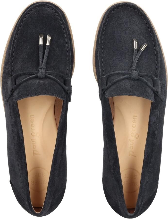 PAUL GREEN Loafers Dames 1202 Suède Blauw - Foto 7