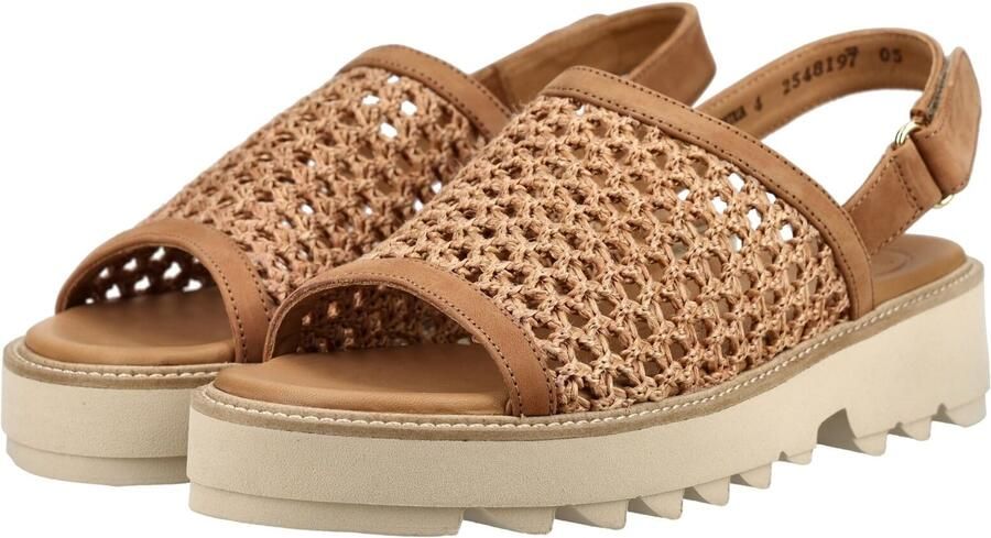 Paul Green Sandalen met riem beige bruin - Foto 5