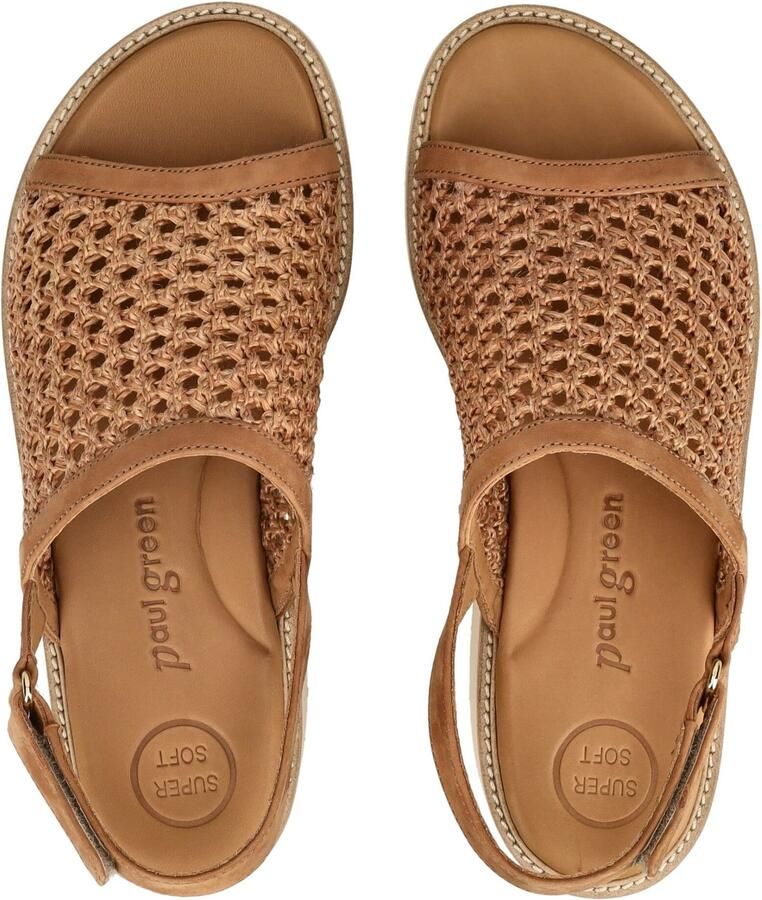 Paul Green Sandalen met riem beige bruin - Foto 2