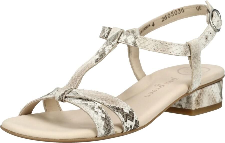 Paul Green Sandalen met riem beige zwart