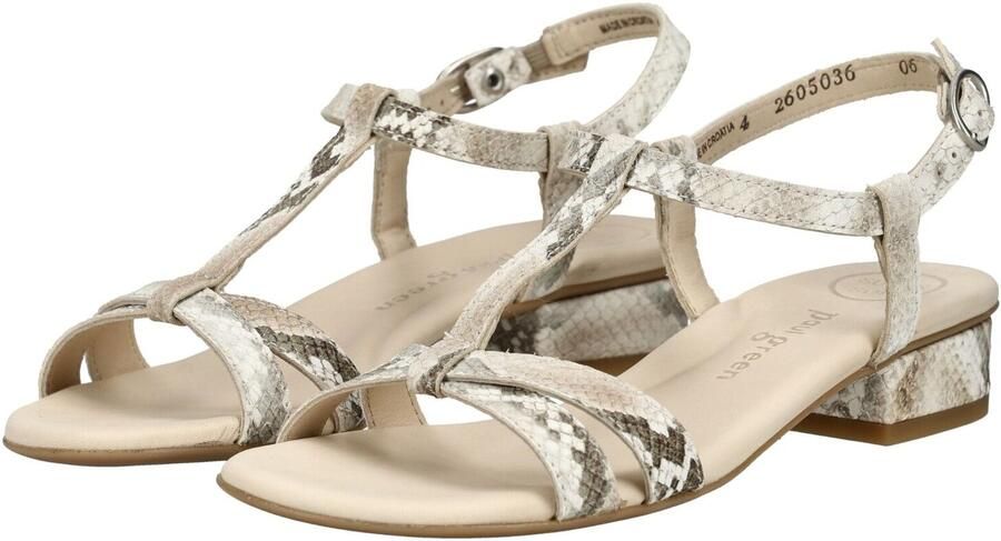 Paul Green Sandalen met riem beige zwart - Foto 5