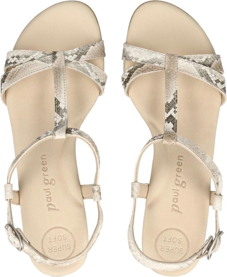 Paul Green Sandalen met riem beige zwart - Foto 2