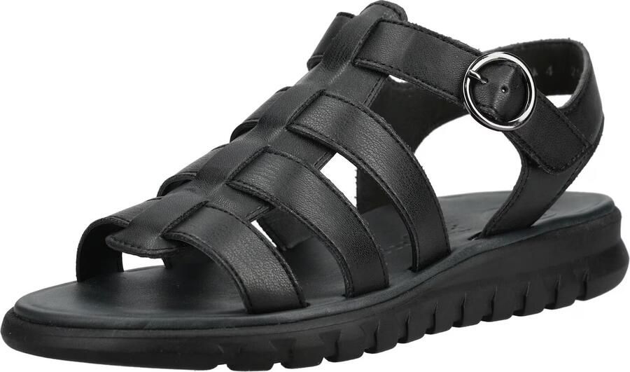 Paul Green 6204 Platte sandalenDames Sandalen Zwart - Foto 3
