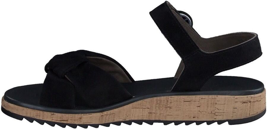 PAUL GREEN Sandalen met Hak Dames 6105 Suède Zwart - Foto 5