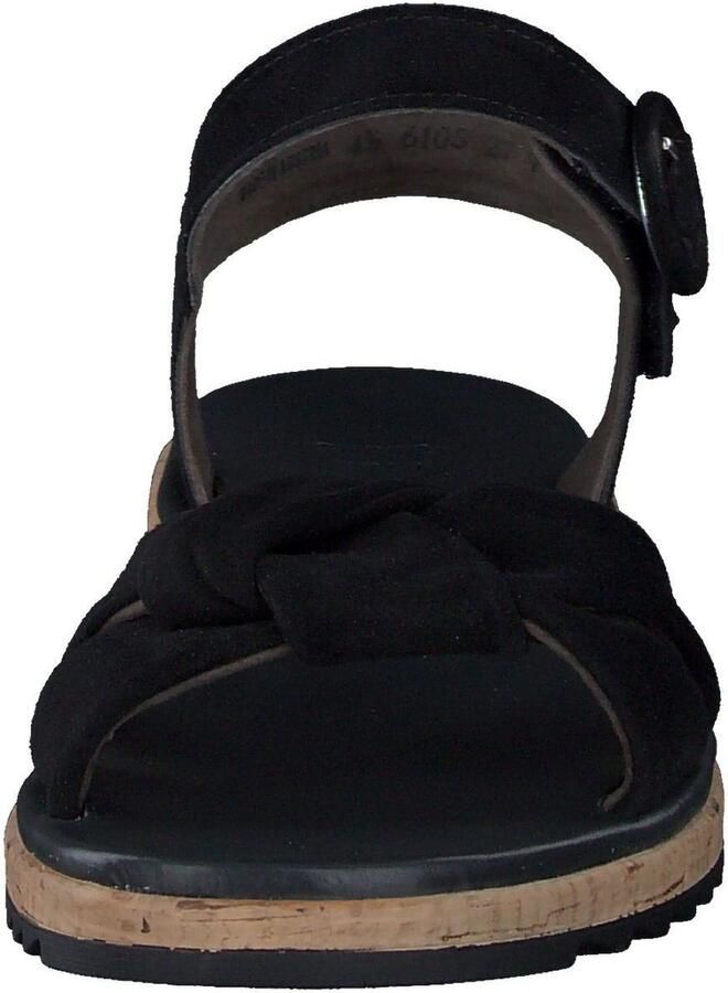 PAUL GREEN Sandalen met Hak Dames 6105 Suède Zwart - Foto 3
