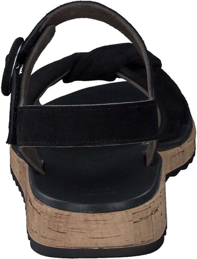 PAUL GREEN Sandalen met Hak Dames 6105 Suède Zwart - Foto 2