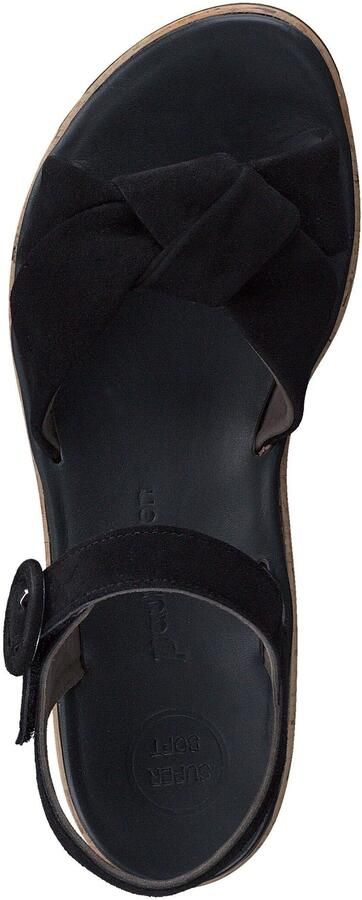 PAUL GREEN Sandalen met Hak Dames 6105 Suède Zwart - Foto 6